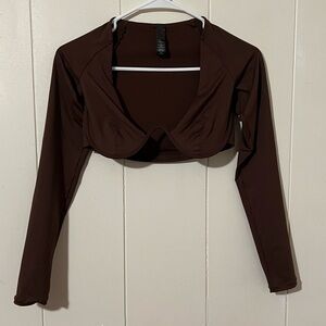 "Skims" Swim Underwire Long Sleeve Shrug